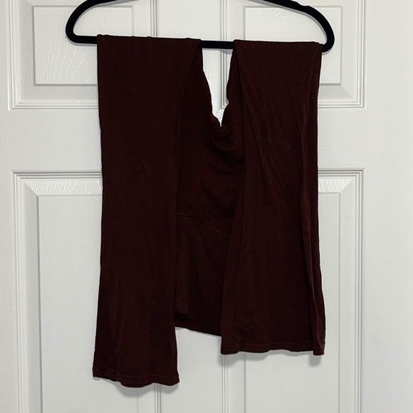 Long Sleeve Pullover and Fold Over Set in Brown - Picture 6 of 7